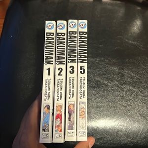 Bakuman (Volumes 1,2,3,5) By Tsugumi Ohba Shonen Jump Manga
